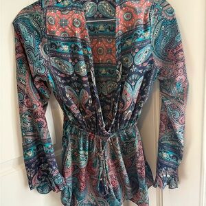 Paisley Print Women's romper - Multicolor